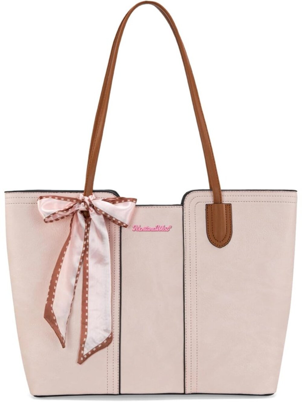 WomenCherry Blossom Coral Orange Medium Tote Bags Top Handle Satchel Purses